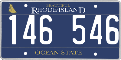 RI license plate 146546