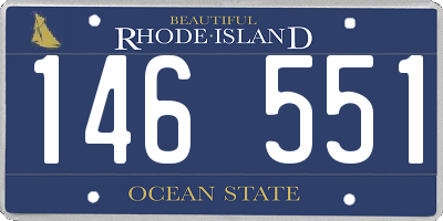 RI license plate 146551
