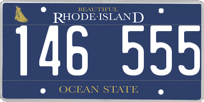 RI license plate 146555
