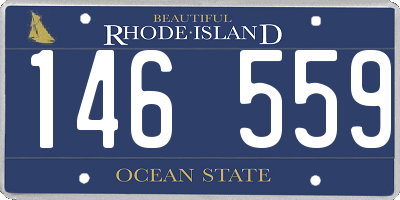 RI license plate 146559
