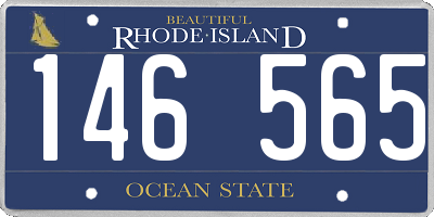RI license plate 146565
