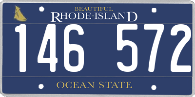 RI license plate 146572
