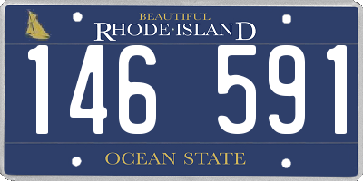 RI license plate 146591