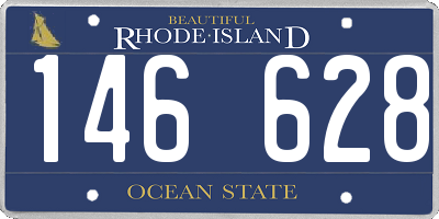 RI license plate 146628