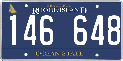 RI license plate 146648