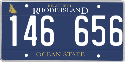 RI license plate 146656