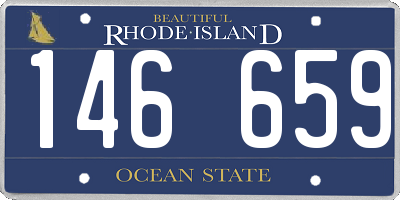 RI license plate 146659