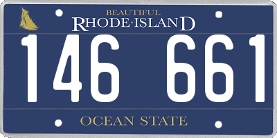 RI license plate 146661