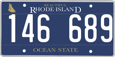 RI license plate 146689