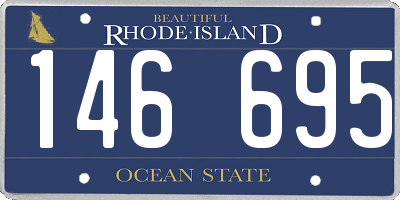 RI license plate 146695