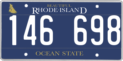 RI license plate 146698