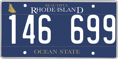 RI license plate 146699