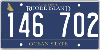 RI license plate 146702