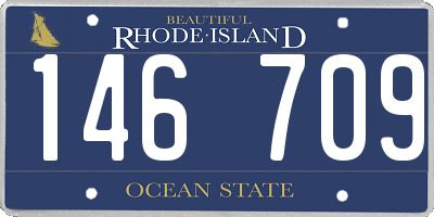 RI license plate 146709