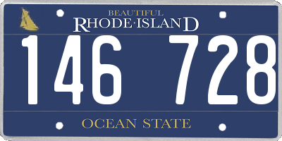 RI license plate 146728