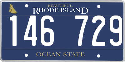 RI license plate 146729