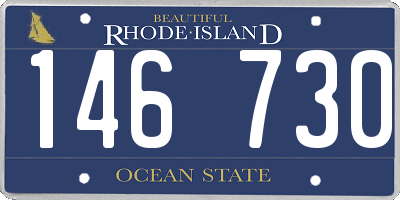 RI license plate 146730