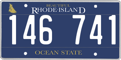 RI license plate 146741