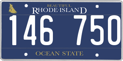 RI license plate 146750