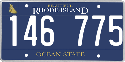 RI license plate 146775