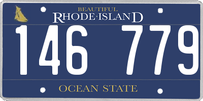 RI license plate 146779