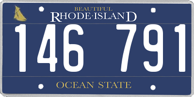 RI license plate 146791