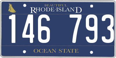 RI license plate 146793