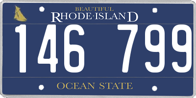 RI license plate 146799