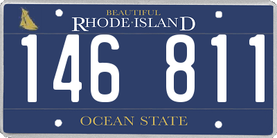 RI license plate 146811