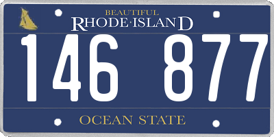 RI license plate 146877