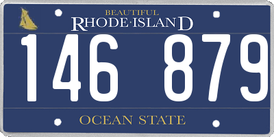RI license plate 146879