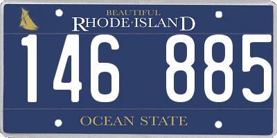 RI license plate 146885