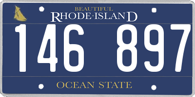 RI license plate 146897