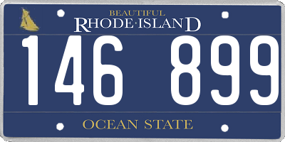 RI license plate 146899