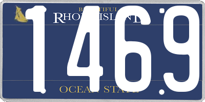 RI license plate 1469