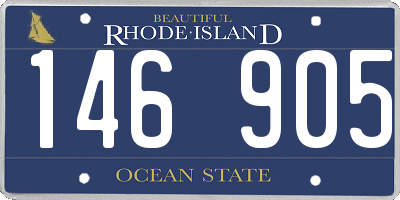 RI license plate 146905