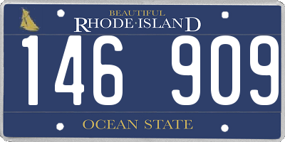 RI license plate 146909