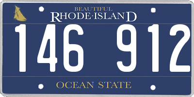 RI license plate 146912