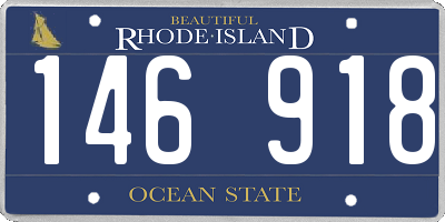 RI license plate 146918