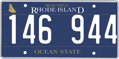 RI license plate 146944