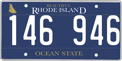 RI license plate 146946