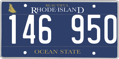RI license plate 146950
