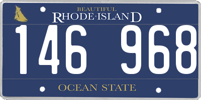 RI license plate 146968