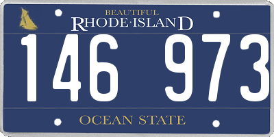 RI license plate 146973