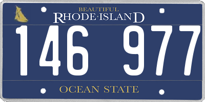 RI license plate 146977