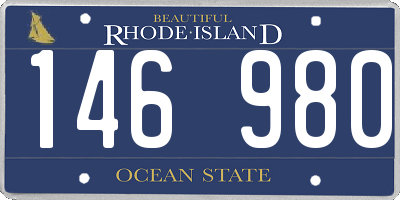 RI license plate 146980