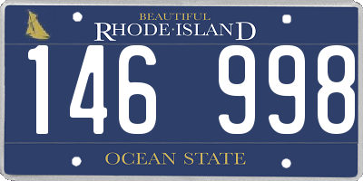 RI license plate 146998