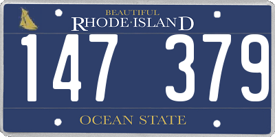 RI license plate 147379
