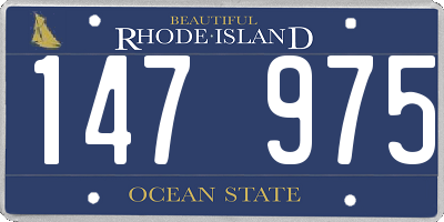 RI license plate 147975