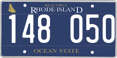 RI license plate 148050